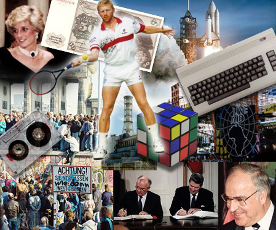 Collage of 1980s